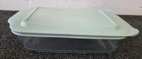 Pyrex Glass Baking Dish Set, 5 Sizes With Lids, 2qt 8x8in, Easy Grab Handles, Stackable - 4