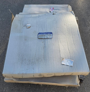 Door Panels: 3 Black Rear Door Panel With Window Cutout For Cargo Van