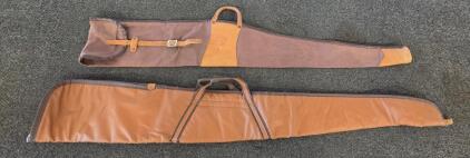 505 LONG (46-48) Soft Rifle/Shotgun Cases &ndash; Canvas & Leather, Buckle & Zipper Closures