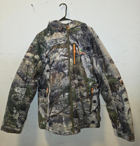 Mossy Oak Camouflage Hunting Jacket, Size M (38-40), Break-Up Infinity, 100% Polyester