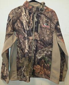 Mossy Oak MO Country & Timber Wolf Soft-Shell Hunting Jacket, Men's Large, RN#106699