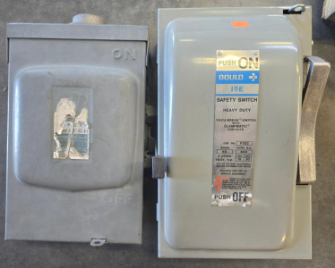 Gould ITE F352 Heavy Duty Safety Switch, 60A, 600V AC, 3-Phase, NEMA 1, Non-Fusible