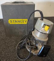 Stanley Model 04 Electric Wood Router, 9.0A, 26,000 RPM, Fixed Base, Includes Metal Case Tested And Functioning