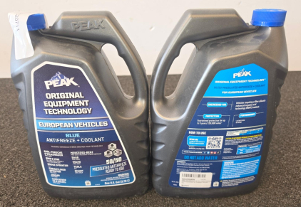 PEAK Original Equipment Technology Blue Antifreeze + Coolant, 1 Gallon, 6-Pack