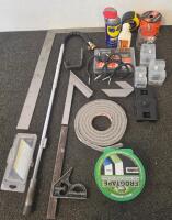 Workshop Tool And Fastener Lot: Bernzomatic Cylinders, Cross Slide Table, Hand Tools, Organizers - 3