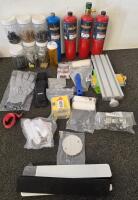 Workshop Tool And Fastener Lot: Bernzomatic Cylinders, Cross Slide Table, Hand Tools, Organizers - 4