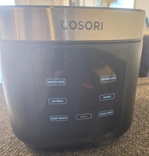 Cosori 5-Cup Digital Multifunction Rice Cooker CRRC601, 600W, Touch Controls, Non-Stick Pot, Plugged In And Turns On