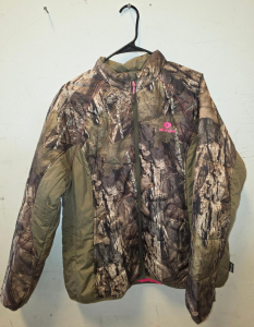 Mossy Oak Women's Camouflage Hunting Jacket, Full Zip, Likely Water-Repellent