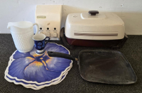 Mixed Lot: AMEIFU Large Room Air Purifier, HEPA, 1500 Sq Ft Coverage, Digital Display, Touch Controls, Timer (Tested), Coffee Maker (Tested), Work Light (Tested), Electric Skillet (Tested), & More - 13