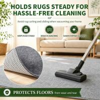 Enjoy Holiday 1981 Non-Slip Rug Pad 5'x8' Gray Felt, Cushioned, Floor Protection - 3