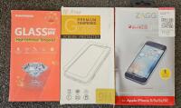 Mixed Lot: Kindle 2 e-Reader, CHESONA & Logitech Tablet Keyboards, OtterBox Cases, Screen Protectors - 6