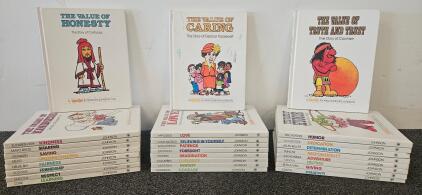 ValueTales 27 Book Hardcover Set by Spencer & Ann Donegan Johnson - Moral & Biographical Stories