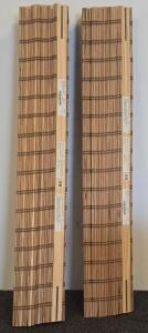FLORID Bamboo Roll-Up Window Shade, 50" Wide, Natural Bamboo, RN# 99103, PO#1935290