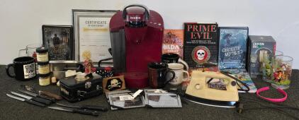 Mixed Lot: Keurig Coffee Maker, Proctor-Silex Iron, Harry Potter Lunch Box, Collectibles