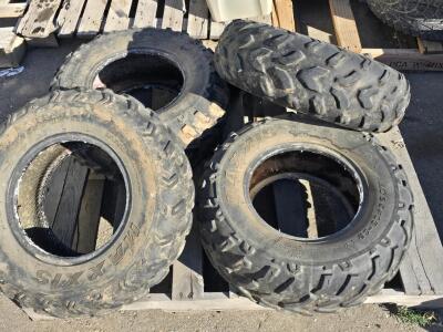 Maxxis Bighorn Radial ATV Tires, 25x8-12 Front & 25x10-12 Rear, Set of 4