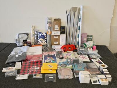 Large Mixed General Merchandise Lot &ndash; Kitchen, Apparel, Supplements, Tools, Gifts, 40+ Items