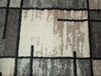 Modern Geometric Area Rug Neutral Colors, with Cups and Ayesha 4-pc Bakeware Set (Shelf K) - 2