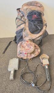 Cabela's Camo Hunting Backpack w/ Fieldline Pouch & Palmer 1700W Electric Hot Pot Melters