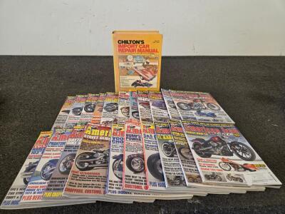 Assorted 2014 American Iron Magazine Lot & Chilton Import Car Repair Manual 1973&ndash;1979