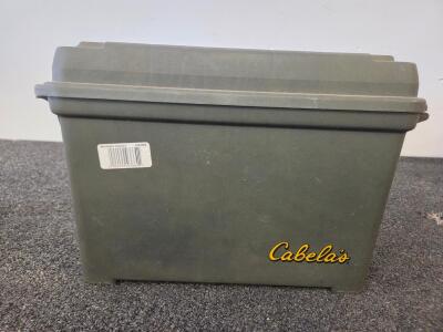 Cabela's Dry-Storage Ammo Box, Heavy-Duty Plastic, 15.75" x 8" x 10", 767 Cu In Capacity