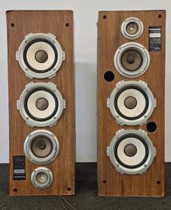 Panasonic SB-263D 3-Way Floor-Standing Stereo Speakers, 200W, 8 Ohm, 10" Woofer, Pair