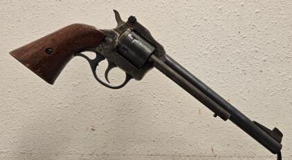 H&R Model 686 .22 Caliber Revolver, 4.5" Barrel, Dual Cylinder, Walnut Grips