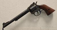 H&R Model 686 .22 Caliber Revolver, 4.5" Barrel, Dual Cylinder, Walnut Grips - 4