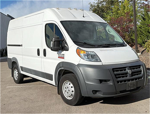 2018 RAM PROMASTER - TOUCHSCREEN RADIO!