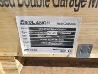 SDLANCH 25x33 ft Double Garage Metal Shed Kit SDLC2533DGMS, 2026, 2 Bays, 1300kg, Steel, Crated - 5