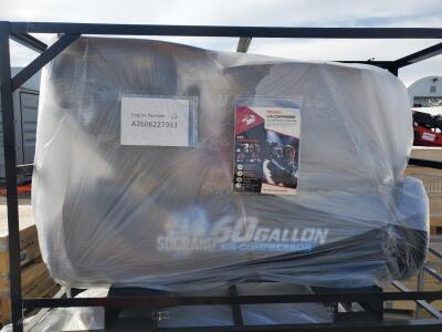 60 Gallon S60GAL Industrial Air Compressor, 10.5kW, 175 PSI, Engine #A2606227933