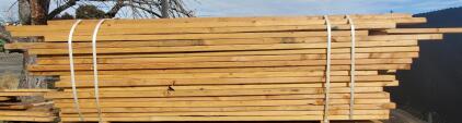 Bundle of 60 Douglas Fir 2x6 Dimensional Lumber Boards, 12 ft Length, S4S, Bundle ID: 61