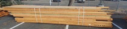Mixed Dimensional Lumber Lot: 2x4, 2x6, 2x8, Approx. 12-16 ft, Treated & Untreated, 60+ Boards