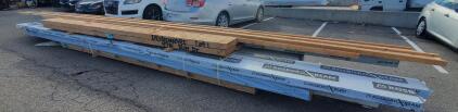 Rosboro X-Beam 3-1/2"x11-7/8"x48' Glulam Structural Beams & Lumber Bundle, Lot 2503241042