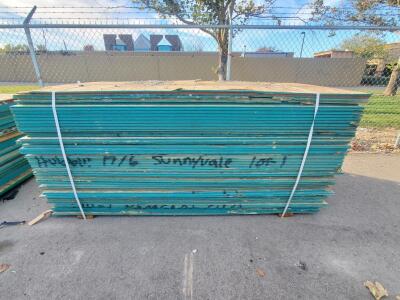 Huber OSB Subfloor Panels 4&rsquo;x8&rsquo;x3/4&rdquo; w/Teal Edge Sealant &ndash; Approx. 25 Construction Panels