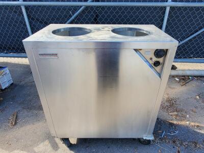 Commercial Double Well Electric Steam Table, Stainless Steel, 2 Wells, 120V, 950W