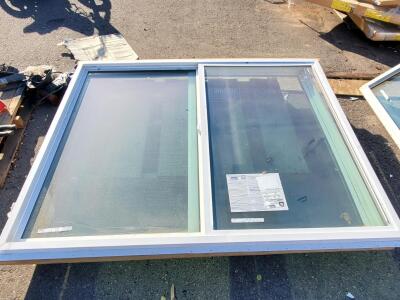 AMSCO Studio Series V51 Vinyl 2-Panel Sliding Window, 60" x 48", White, Double Pane, Energy Star
