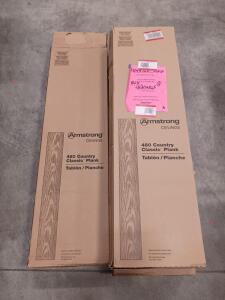 Armstrong 480 Country Classic Plank Ceiling Tiles, 48"x6", 20 Planks/Box, 40 Sq Ft Coverage