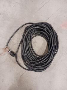 100 ft 10 AWG Heavy-Duty Extension Cord, 15A 125V, NEMA 5-15P Plug, SJTW Jacket