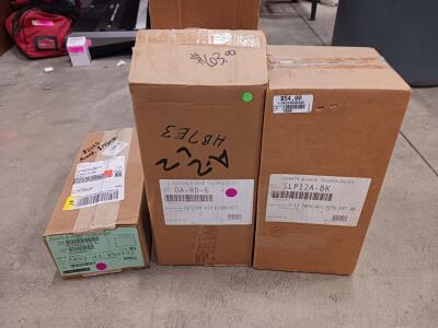 Lot of Hearth & Home SLP12A-BK Pipe, OA-RD-6 Air Elbow, SRV3-44-950122 Superwool Blanket