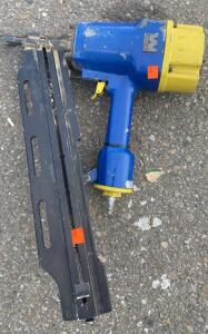 WEN Pneumatic Framing Nailer, 34&deg; Clipped Head, 2&ndash;3.5" Nails, Blue/Yellow- Unable to Test