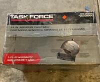 TASK FORCE 14" Abrasive Chop Saw, 15A Motor, 3800 RPM, Model 229660, In Box - 2