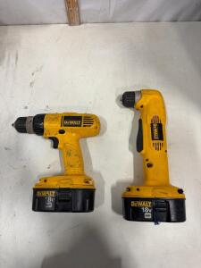 DeWalt DW929 18V XRP Cordless Drill/Driver w/ 3/8" Keyless Chuck & Battery Pack