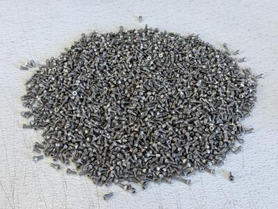 Stainless Steel M3 x 6mm Hex Socket Head Cap Screws, Bulk Lot, Approx. 1000 Pieces