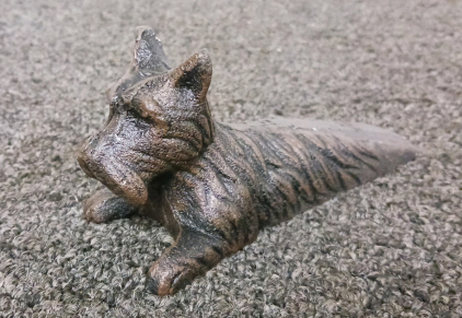 Cast-Iron Dog Door Stop