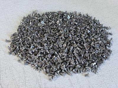 Stainless Steel #8-32 x 0.5" Phillips Flat Head Machine Screws, Lot of 500+