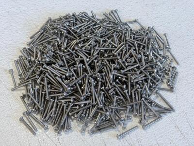 Stainless Steel Phillips Pan Head Machine Screws #8-32 x 1" &ndash; Approx. 400 Full Thread