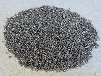 Bulk Lot of Small Hex Head Machine Screws, Stainless Steel, Hex Drive