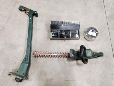 Electric Weed Eater and Hedge Trim And More