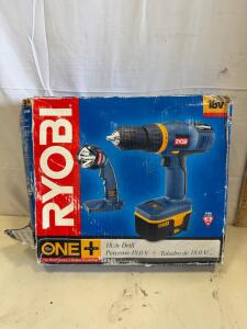 Ryobi P206 18V ONE+ Cordless Drill/Driver, 1/2" Keyless Chuck, 330 in-lbs Torque