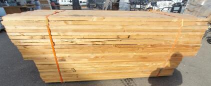 Lot of 52 Pine 2x6x12 Dimensional Lumber Boards, Untreated, Approx. 624 Board Feet